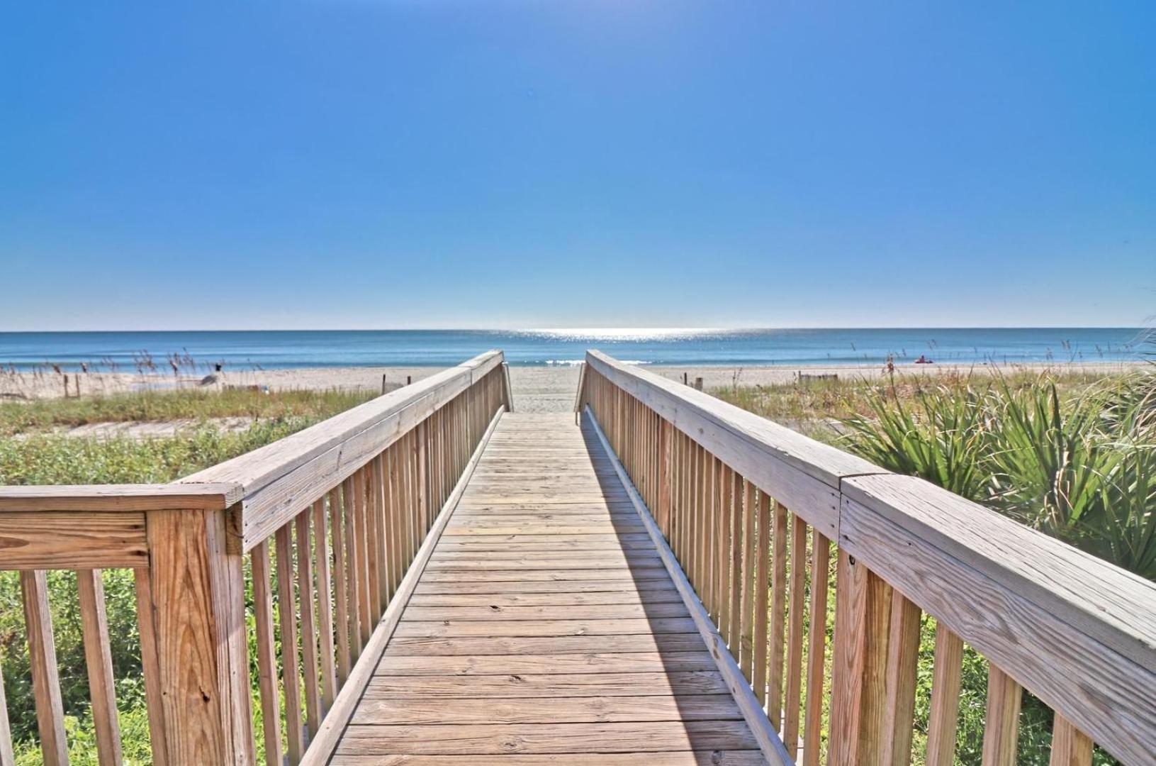 Beautiful Warm Ocean View Beach Condo With Pool Myrtle Beach Bagian luar foto