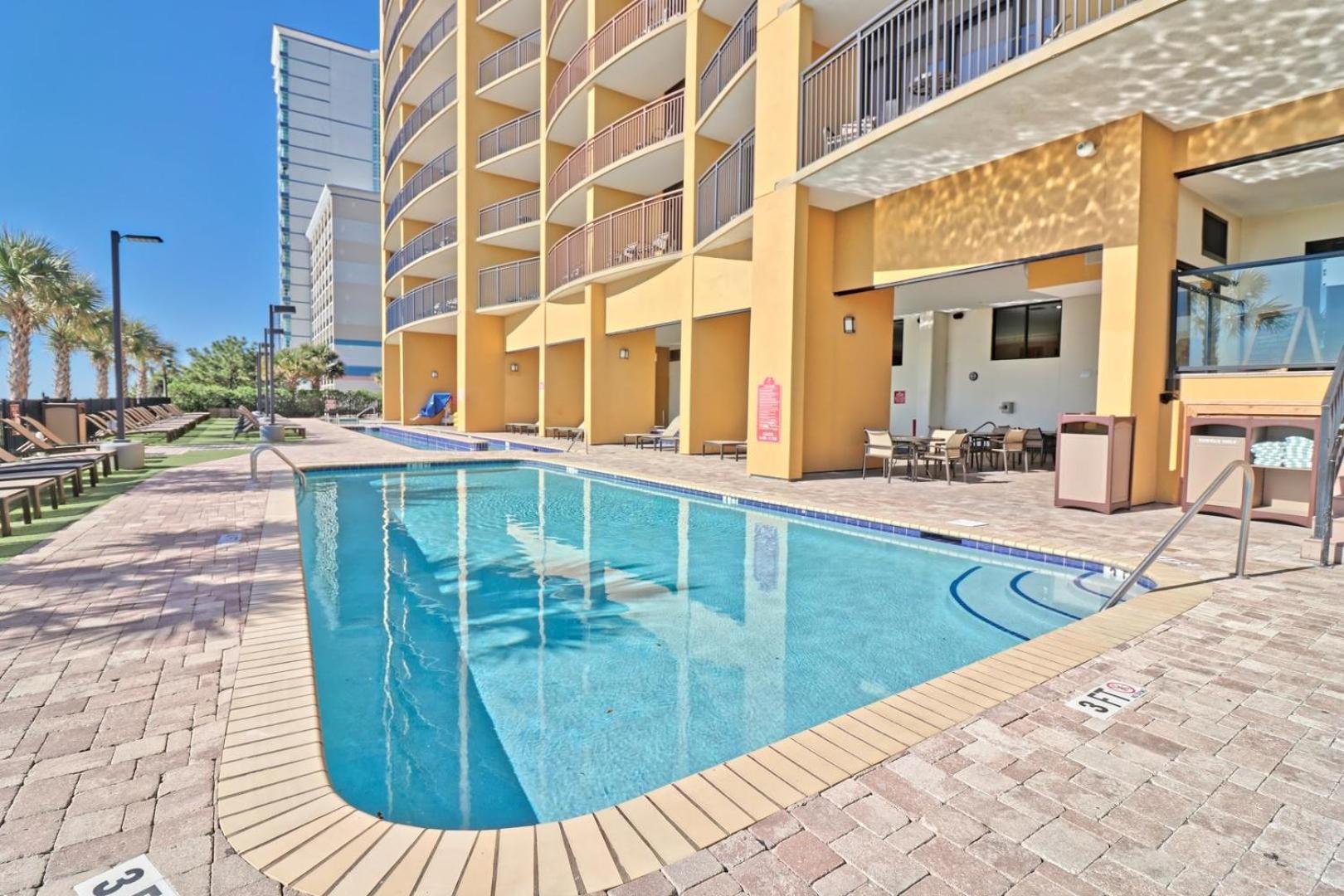 Beautiful Warm Ocean View Beach Condo With Pool Myrtle Beach Bagian luar foto